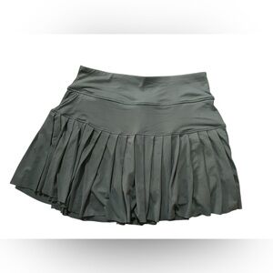 Kyodan Mini Pleated Green Tennis Golf Pickleball Skirt Skort Athleisure M